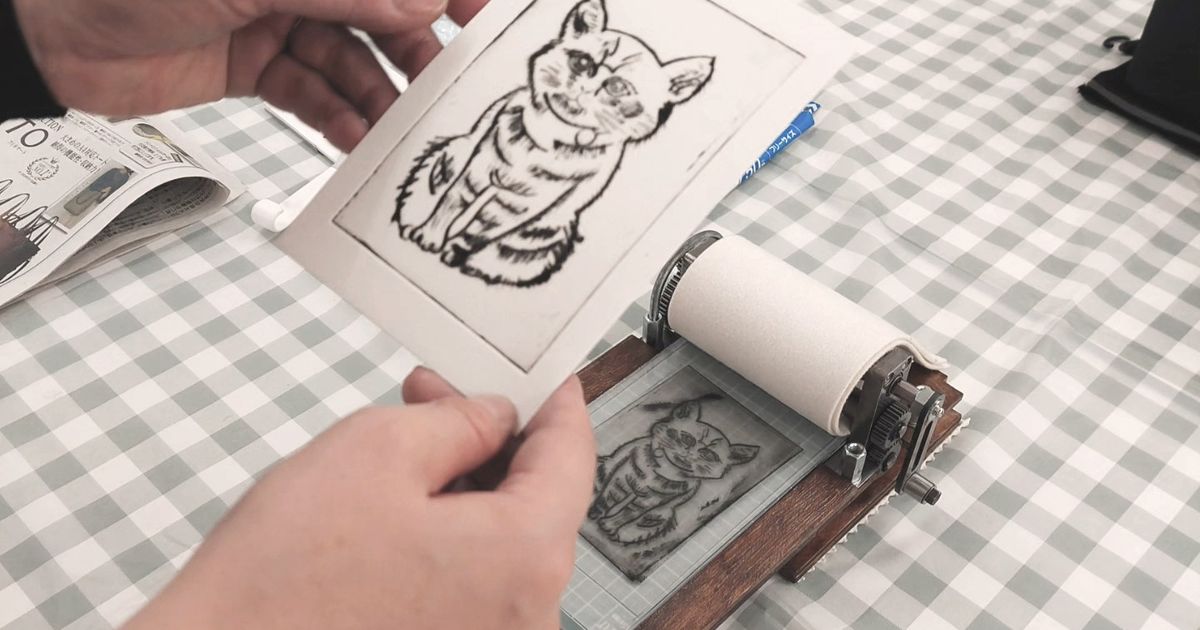 はじめての紙版画でオリジナル作品を作ろう