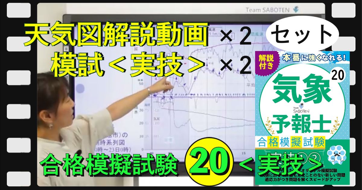 ＜実技＞模試２科目と解説動画２科目のセット【模擬試験シリーズ２０】