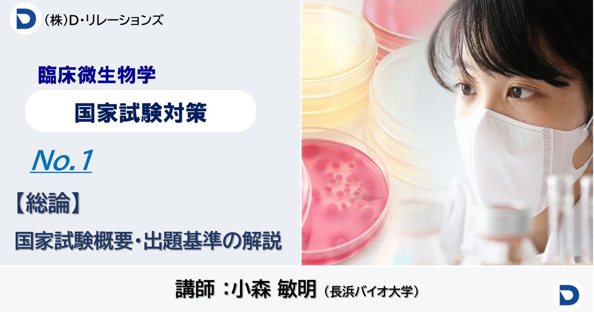 【国家試験対策：臨床微生物】NO.1：総論