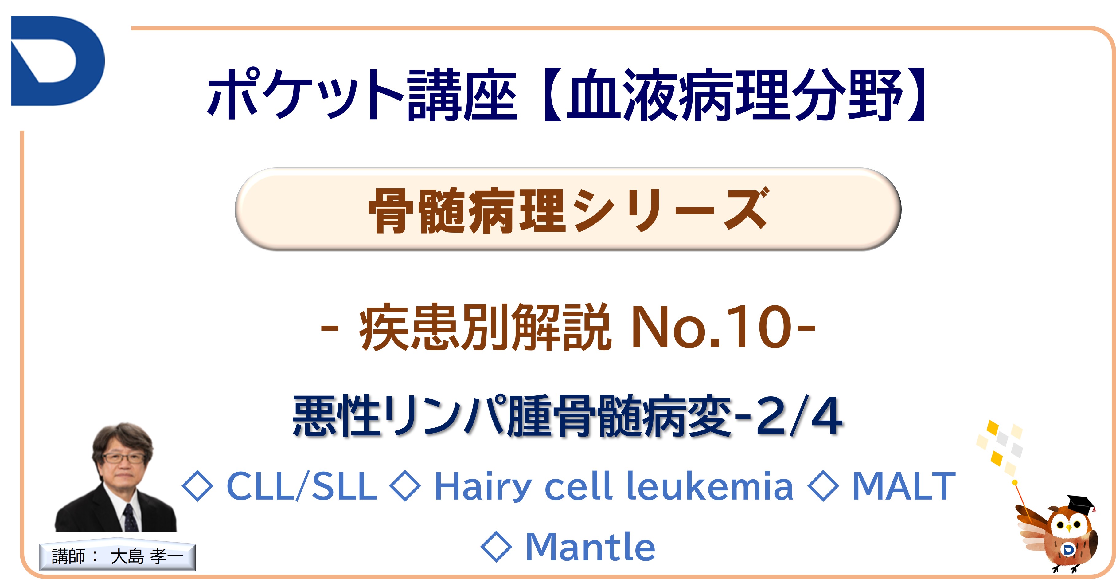 骨髄病理シリーズ：疾患別解説No.10「悪性リンパ腫骨髄病変-2/4」
