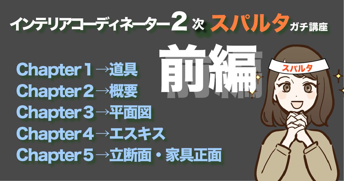 2026インテリアコーディネーター２次スパルタガチ講座（前編）